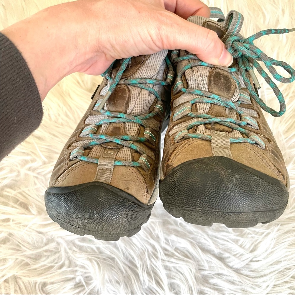 Keen Targhee II Hiking Shoes Brown Size 6 Waterproof Outdoor Leather Travel - Picture 4 of 9